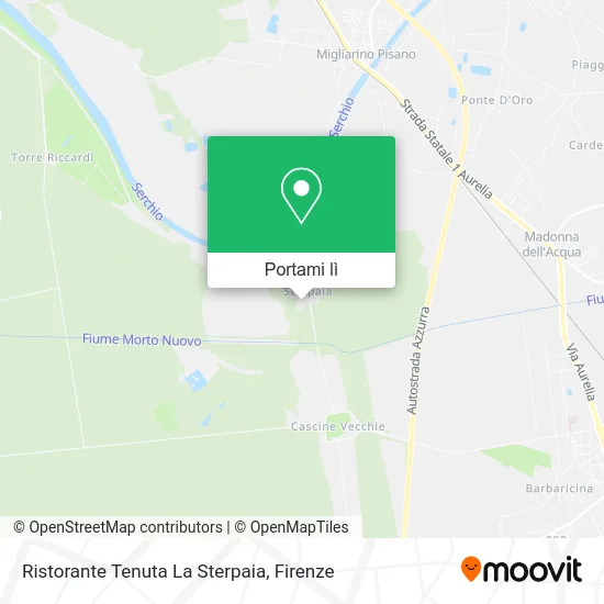 Mappa Ristorante Tenuta La Sterpaia