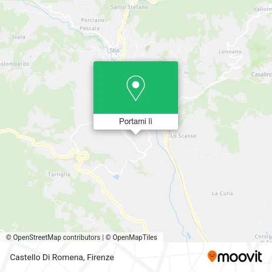 Mappa Castello Di Romena