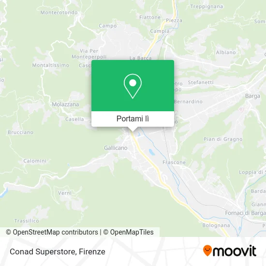 Mappa Conad Superstore