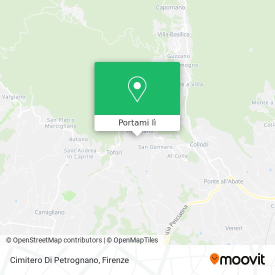 Mappa Cimitero Di Petrognano