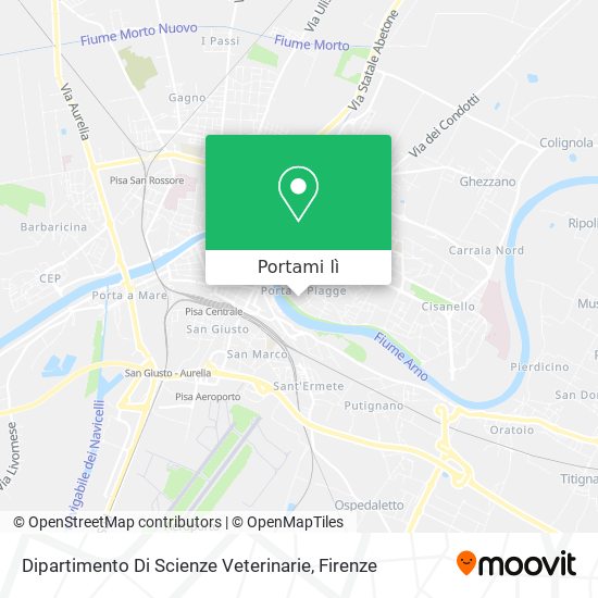 Mappa Dipartimento Di Scienze Veterinarie