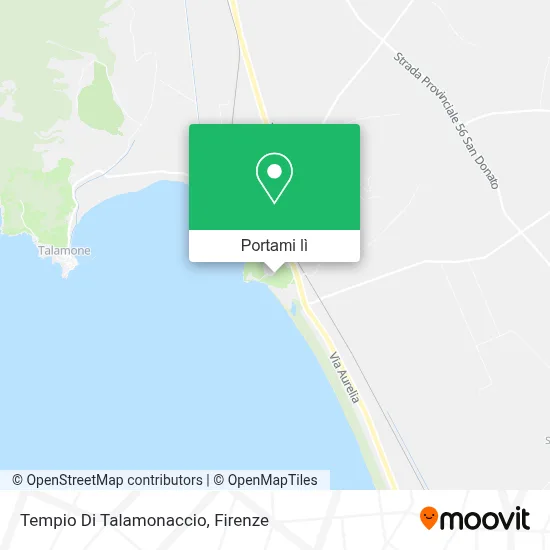 Mappa Tempio Di Talamonaccio