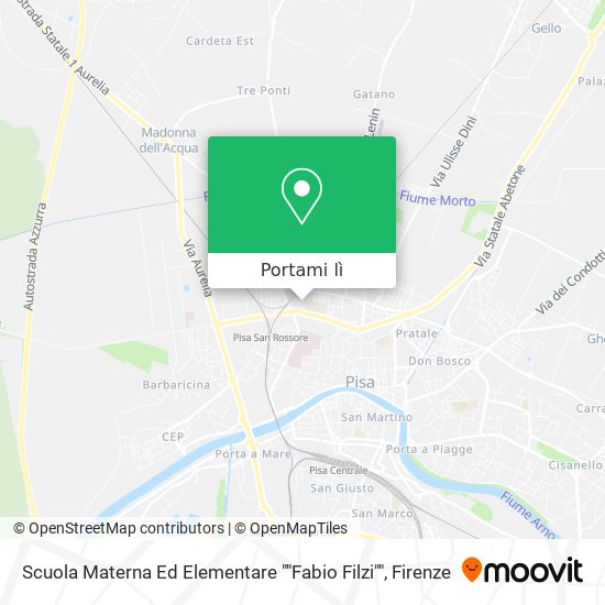 Mappa Scuola Materna Ed Elementare ""Fabio Filzi""