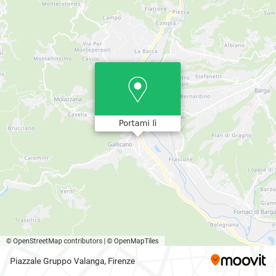 Mappa Piazzale Gruppo Valanga