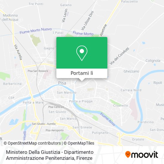 Mappa Ministero Della Giustizia - Dipartimento Amministrazione Penitenziaria