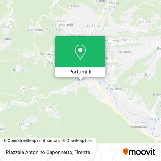 Mappa Piazzale Antonino Caponnetto