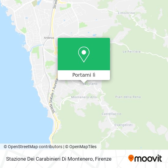 Mappa Stazione Dei Carabinieri Di Montenero