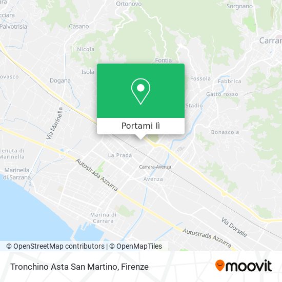 Mappa Tronchino Asta San Martino