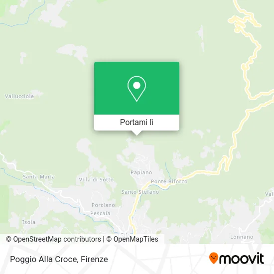 Mappa Poggio Alla Croce