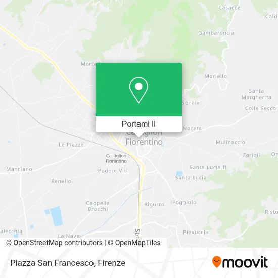 Mappa Piazza San Francesco