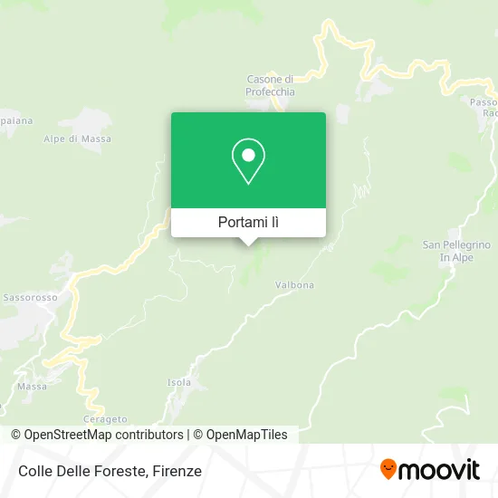 Mappa Colle Delle Foreste