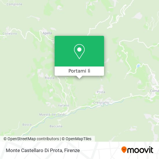 Mappa Monte Castellaro Di Prota