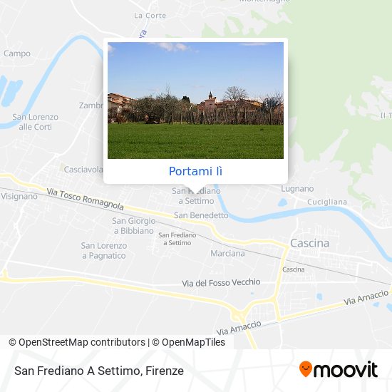 Mappa San Frediano A Settimo
