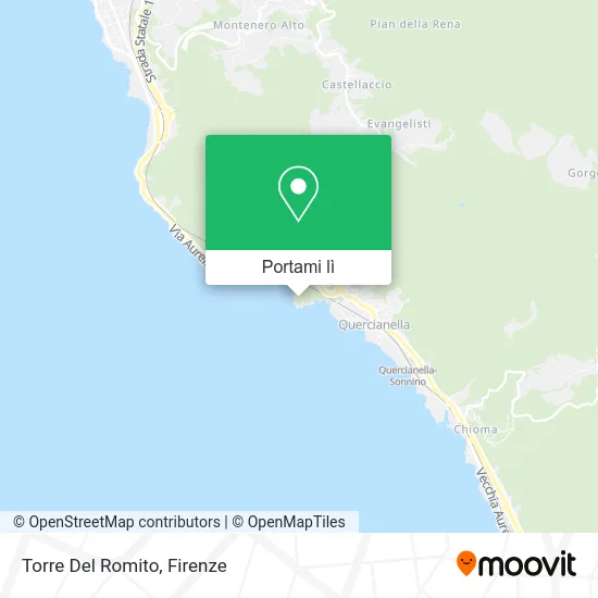 Mappa Torre Del Romito