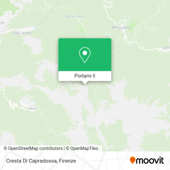Mappa Cresta Di Capradossa