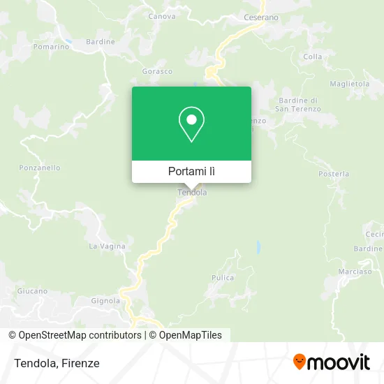 Mappa Tendola