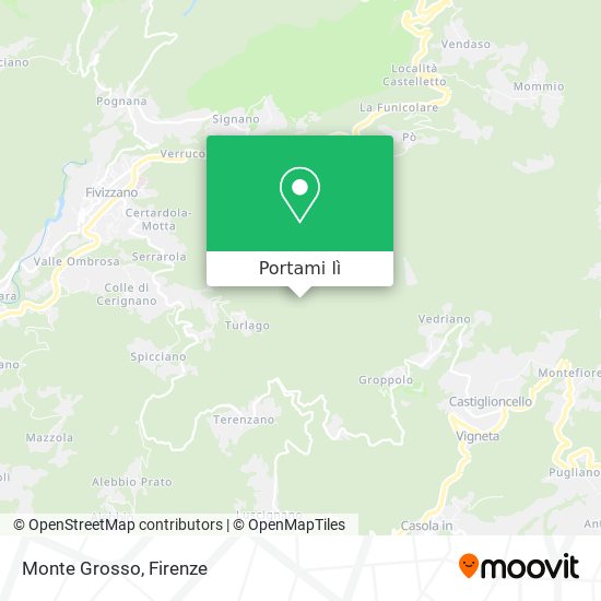 Mappa Monte Grosso