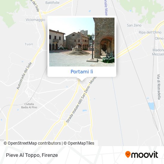 Mappa Pieve Al Toppo