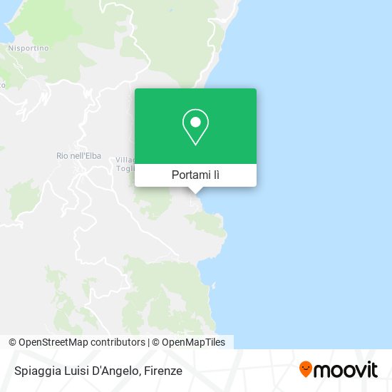 Mappa Spiaggia Luisi D'Angelo