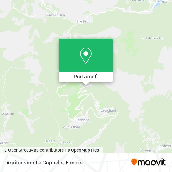 Mappa Agriturismo Le Coppelle