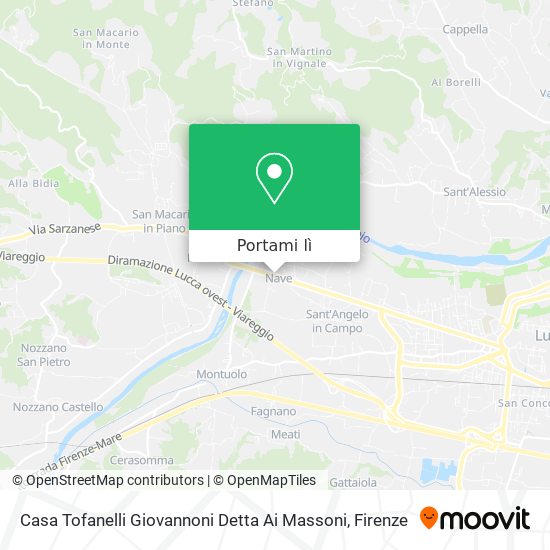 Mappa Casa Tofanelli Giovannoni Detta Ai Massoni