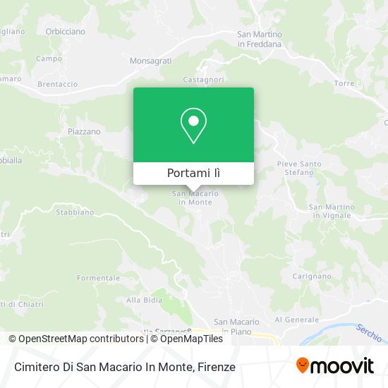 Mappa Cimitero Di San Macario In Monte