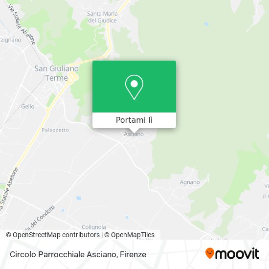 Mappa Circolo Parrocchiale Asciano