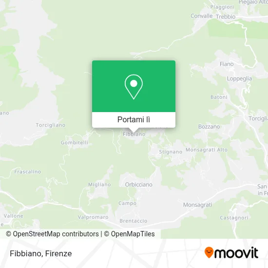 Mappa Fibbiano