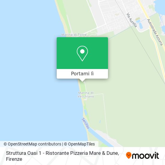 Mappa Struttura Oasi 1 - Ristorante Pizzeria Mare & Dune