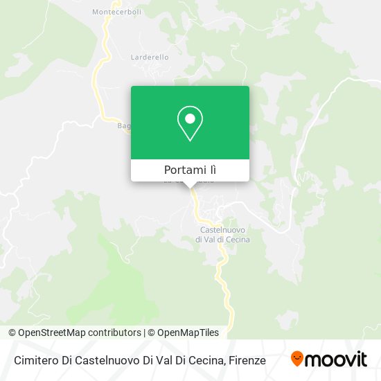 Mappa Cimitero Di Castelnuovo Di Val Di Cecina