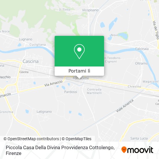 Mappa Piccola Casa Della Divina Provvidenza Cottolengo