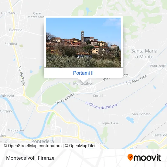 Mappa Montecalvoli