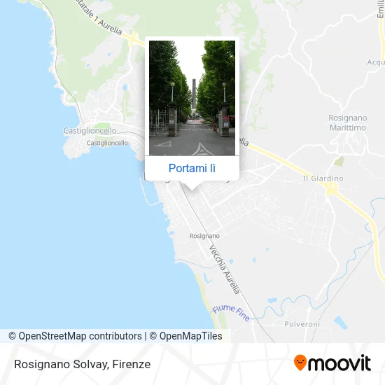 Mappa Rosignano Solvay