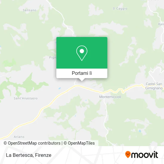 Mappa La Bertesca