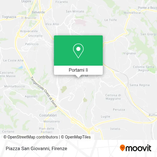 Mappa Piazza San Giovanni