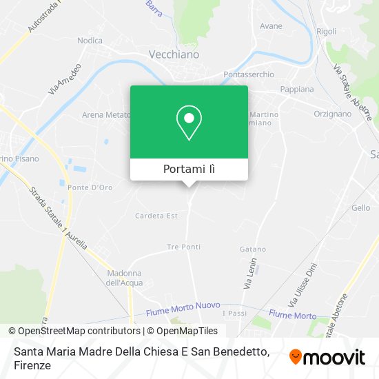 Mappa Santa Maria Madre Della Chiesa E San Benedetto