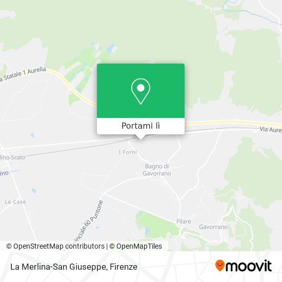 Mappa La Merlina-San Giuseppe
