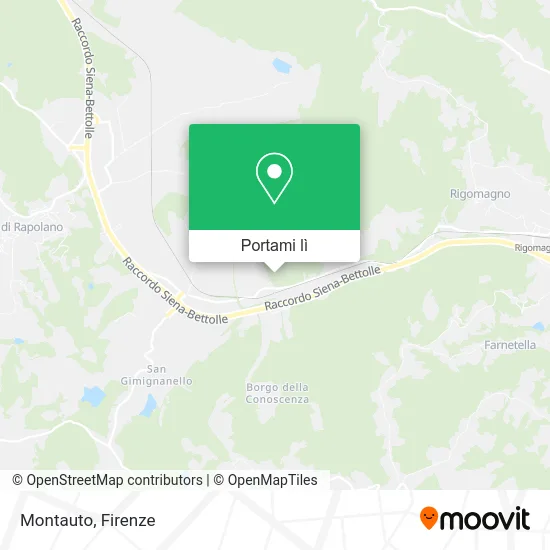 Mappa Montauto