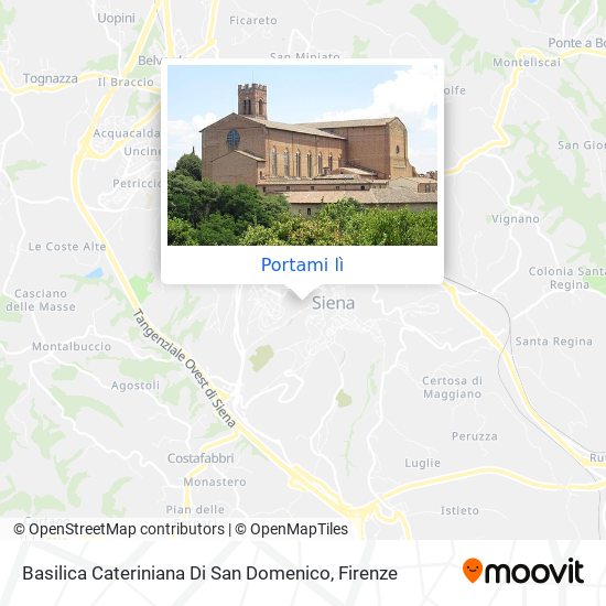 Mappa Basilica Cateriniana Di San Domenico