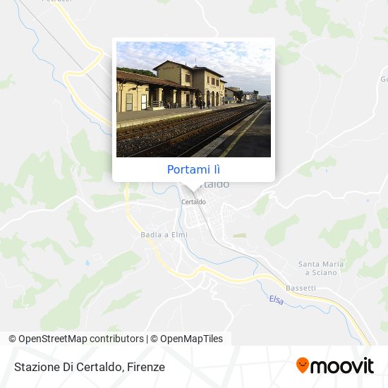 Mappa Stazione Di Certaldo