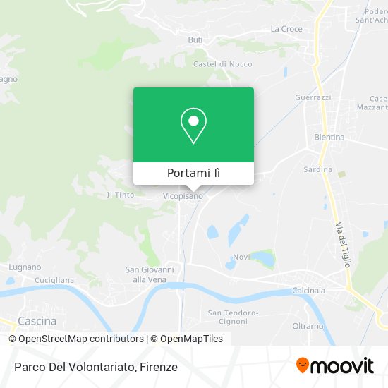 Mappa Parco Del Volontariato