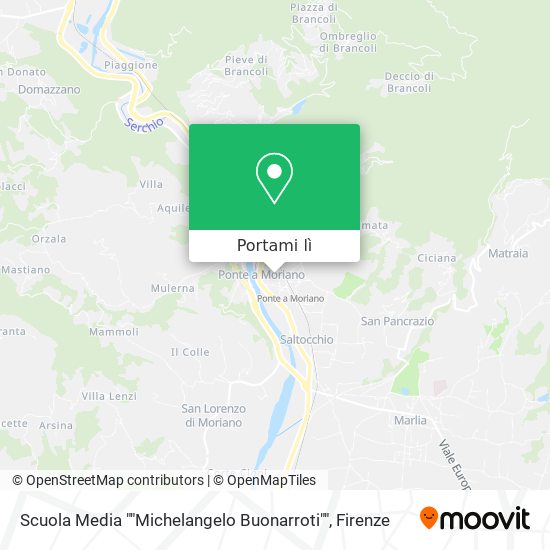 Mappa Scuola Media ""Michelangelo Buonarroti""