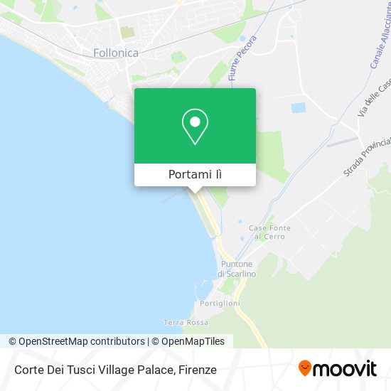 Mappa Corte Dei Tusci Village Palace