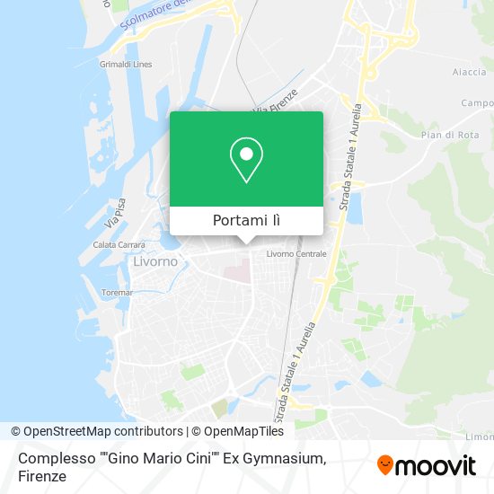 Mappa Complesso ""Gino Mario Cini"" Ex Gymnasium