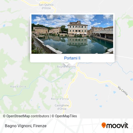 Mappa Bagno Vignoni