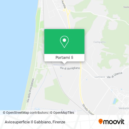 Mappa Aviosuperficie Il Gabbiano
