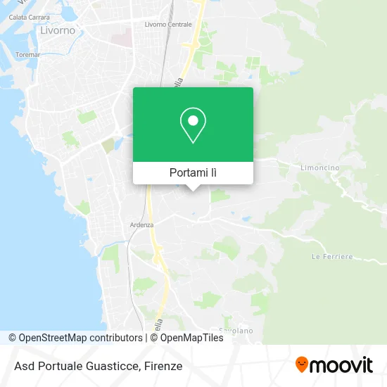 Mappa Asd Portuale Guasticce