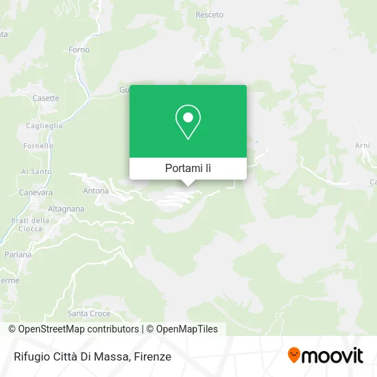 Mappa Rifugio Città Di Massa