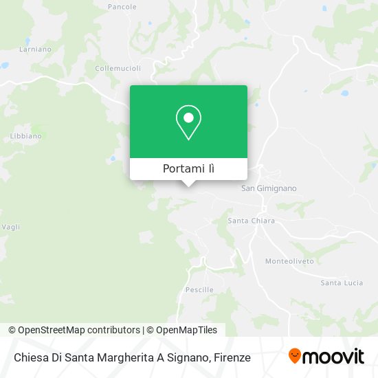 Mappa Chiesa Di Santa Margherita A Signano