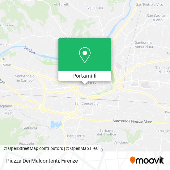 Mappa Piazza Dei Malcontenti